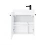 Umywalka z szafką i uchwytami 55 cm białą 010SU5504TR41366 Uptrend Nook zdj.3