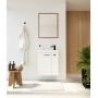 Umywalka z szafką i uchwytami 55 cm białą 010SU5504TR41366 Uptrend Nook zdj.4
