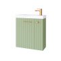 Umywalka z szafką i uchwytami 55 cm zieloną 010SU5506TR41366 Uptrend Nook zdj.1