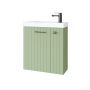 Umywalka z szafką i uchwytami 55 cm zieloną 010SU5507TR41366 Uptrend Nook zdj.1