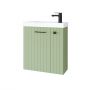 Umywalka z szafką i uchwytami 55 cm zieloną 010SU5508TR41366 Uptrend Nook zdj.1