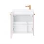 Umywalka z szafką i uchwytami 55 cm 010SU5510TR41366 Uptrend Nook zdj.3
