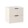 Umywalka z szafką i uchwytami 61 cm beżową 013SU6001UP4530600 Uptrend Nola zdj.1