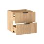 Zestaw mebli łazienkowych 100.5x46.5x58.6 cm dąb 013SU6002013SK4002999BL10011 Uptrend Nola zdj.2
