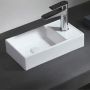 Umywalka 40.5x22 cm prostokątna biały TR41355 Uptrend Fika zdj.8