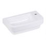 Umywalka 45x24.5 cm półokrągła biały STR4327D Uptrend Gaja zdj.4