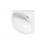 Umywalka 56x19.5 cm narożna ścienna biała TR41196 Uptrend Corner zdj.6