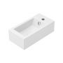 Umywalka 50x25.5 cm prostokątna biały TR4127A Uptrend Auris zdj.1