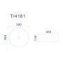 Umywalka TR4161 Uptrend Vesta zdj.2