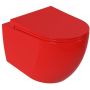 Miska WC wisząca bez kołnierza czerwony połysk 5751PK Vilarte by Dura Siena zdj.1