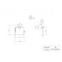 Uchwyt na papier toaletowy czarny TVA151013000K5 Villeroy & Boch Elements Tender zdj.2