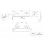 Villeroy & Boch Subway 3.0 bateria prysznicowa ścienna czarny mat TVS112001000K5 zdj.2
