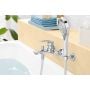 Bateria wannowo-prysznicowa ścienna chrom TVT10550111061 Villeroy & Boch O.Novo Start zdj.3