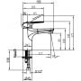 Bateria umywalkowa stojąca chrom TVW10510311061 Villeroy & Boch O.Novo Start zdj.2