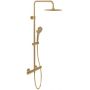 Zestaw prysznicowy ścienny termostatyczny z deszczownicą złoty TVS10900500076 Villeroy & Boch Verve Showers zdj.1