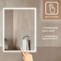 Lustro 60x80 cm prostokątne z oświetleniem srebrne 5907459662290 Venti Prymus zdj.5