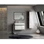 Lustro 60x80 cm prostokątne z oświetleniem czarny 5907459662450 Venti Luxled zdj.4