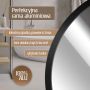 Lustro 90x90 cm okrągłe z oświetleniem czarne 5907459662641 Venti Rund Led zdj.6