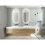 Lustro 45x105 cm owalne z oświetleniem 5907459662771 Venti Elipson zdj.4