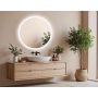 Lustro 90x90 cm okrągłe z oświetleniem 5907459662900 Venti Koło Led zdj.5