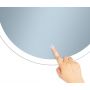 Lustro 60x60 cm okrągłe z oświetleniem 5907722357137 Venti Ring zdj.3