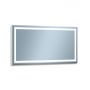Lustro 120x60 cm prostokątne z oświetleniem srebrny 5907722357984 Venti Willa zdj.1