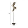 Lampa stojąca x3 W czarna-chrom 32141010 Aviano Sevilla zdj.1