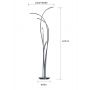 Lampa stojąca 5x26 W chrom 33260501 Aviano Hampton zdj.3