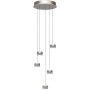 Lampa wisząca 5x W srebrna-szampan 5039503 Aviano Quiberon zdj.1