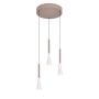 Lampa wisząca 3x20 W biała-piaskowa 5050324 Aviano Trompto zdj.1