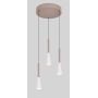 Lampa wisząca 3x20 W biała-piaskowa 5050324 Aviano Trompto zdj.3