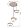 Lampa wisząca 3x30 W piaskowa 5062313 Aviano Valensole zdj.2