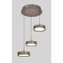 Lampa wisząca 3x30 W brązowa 5062321 Aviano Valensole zdj.5