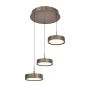 Lampa wisząca 3x30 W brązowa 5062321 Aviano Valensole zdj.1