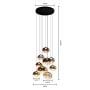 Lampa wisząca x47 W czarna-przydymiona 5082902 Aviano Pesaro zdj.2