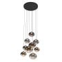 Lampa wisząca x47 W czarna-przydymiona 5082902 Aviano Pesaro zdj.1
