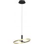 Lampa wisząca 1x19 W czarna 6016104L Wofi Brest zdj.1