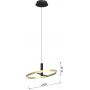 Lampa wisząca 1x19 W czarna 6016104L Wofi Brest zdj.2