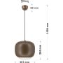 Lampa wisząca 1x20 W 6026120 Aviano Positano zdj.2