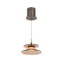 Lampa wisząca 1x8 W brązowa-coffe 6058121 Aviano Crema zdj.4