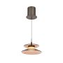 Lampa wisząca 1x8 W brązowa-coffe 6058121 Aviano Crema zdj.1