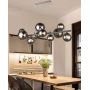 Lampa wisząca x3 W czarna-chrom 62141010 Aviano Sevilla zdj.3