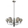 Lampa wisząca 6x3 W czarna-chrom 62210610 Aviano Classico zdj.4