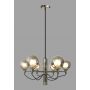 Lampa wisząca 6x3 W czarna-chrom 62210610 Aviano Classico zdj.5
