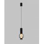 Lampa wisząca 2x8 W czarna-chrom-przydymiona 62240110 Aviano Ronda zdj.4