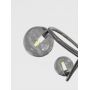 Lampa wisząca powyżej 6x3.5 W czarna-chrom 70141405 Wofi Nancy zdj.4