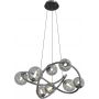 Lampa wisząca powyżej 6x3.5 W czarna-chrom 7014805 Wofi Nancy zdj.1