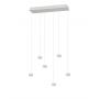 Lampa wisząca 6x W biała 7039608 Aviano Quiberon zdj.1