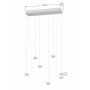 Lampa wisząca 6x W biała 7039608 Aviano Quiberon zdj.2