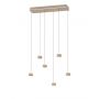 Lampa wisząca 6x W piaskowa 7039613 Aviano Quiberon zdj.1